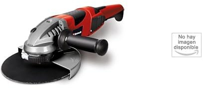 Einhell Amoladora eléctrica con cable - TE-AG 230/2000. 2000 W, 230 V, 8,7 Amperios, diámetro del disco 230 mm. + Set de 10 discos de corte de 230 mm