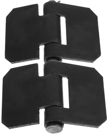 FOYTOKI Charnières En Acier à Souder Renforcées 2 Pièces, Charnières Industrielles Amovibles Épaisses Pour Porte De Remorque Et Portail Métallique, Adaptées à Usage Lourd Et Soudure Professionnelle