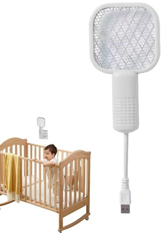 Matamoscas Eléctrico | Exterminador Eléctrico de Insectos - Lámpara con Rejilla de Seguridad para Interior Exteriores Jardín Terraza Camping Cocina Dormitorio