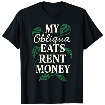 Monstera Obliqua Rare Plant Collector Leaf Lover Indoor Gift T-Shirt