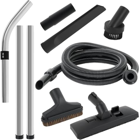 SHUOMAO Replacement Hose for Numatic Henry Hetty Hoover Attachments,Spare Parts Tool Brush Kit 2.5m Hose Pipe,32mm Extension Tube Brush Head Accessories for James Hetty Edward Harry(8 Kit)
