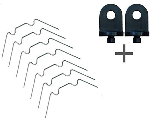 kronly 50 pezzi serra Pinze in acciaio inox set per lastre in doppia piastre la serra ✔ Rostfrei ✔ Sturmfest