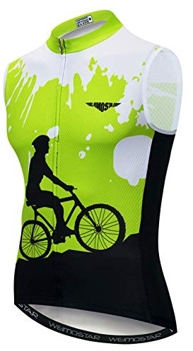 Weimostar Radfahren ärmellose Männer Fahrradoberteile Rennrad Rennweste