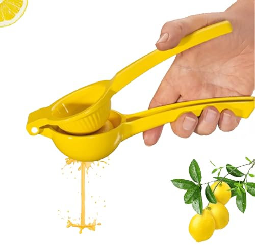 Lemon Squeezer Metal Lime Juice Extractor Citrus Juicer Handheld Heavy Duty Citrus Squeezer Lime Press Squeezer Seedless Manual Hand Juicer Citrus Press Easy Squeeze Fruit Juicer