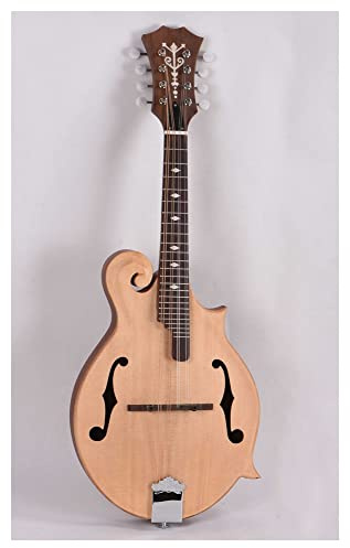 ZENGXUE Handmade F Style Mandolin Solid Spruce Top Mahogany Body Back Mandolin Musical Instrument