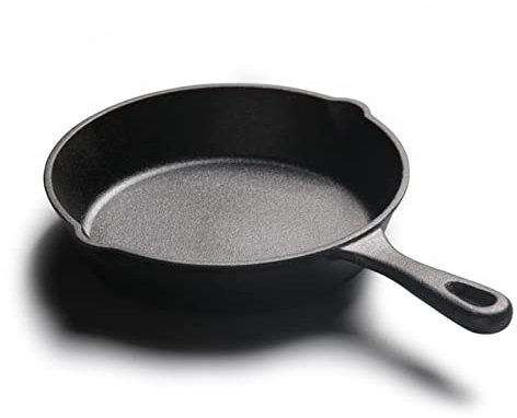 Poêle à Frire Antiadhésive, Poêle Plate En Fonte De 20 Cm, Poêle à Frire Ronde Pour Cuisinière, Feux De Camp