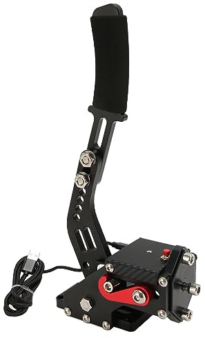 64 Bit USB PC Handbremse, 2 in 1 SIM Racing Spiel Handbremse, für 1 für Series S X PC für G920 (Schwarz)