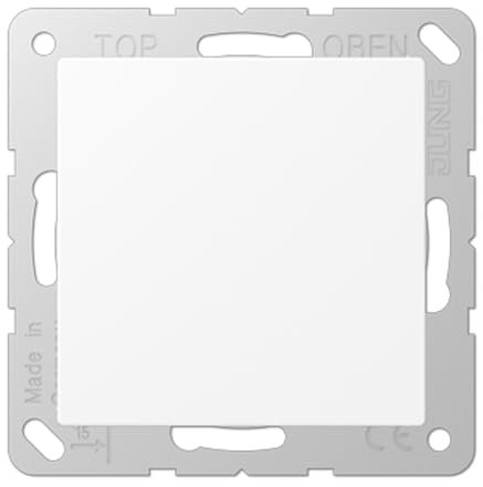 Blinddeckel A weiß matt (Referenz: Jung A594-0WWM)