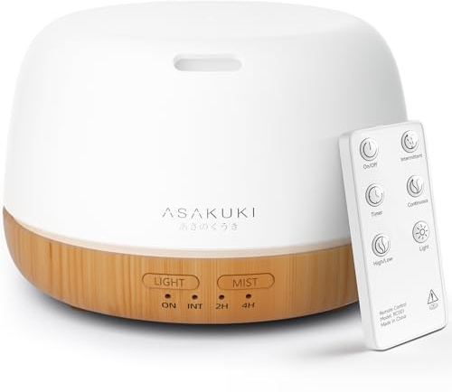 ASAKUKI Aroma Diffuser 300ML mit Fernbedienung