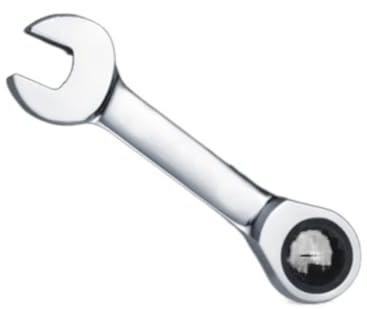 Llaves Fijas 1 Uds., combinación Reversible de 6mm-19mm, llave única rechoncha, combinación rechoncha, trinquete de 72 dientes, llave inglesa, herramientas de reparación de tuercas Llaves Combinadas (