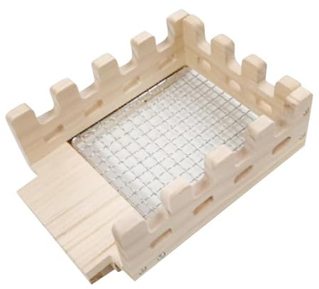 ＡＷＨＡＯ Hasenhaus, Aktivitätsspielzeug für kleine Haustiere, Lebensraumdekoration für Chinchillas, Style A