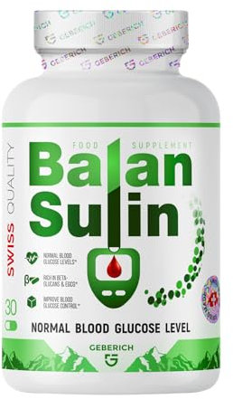 Integratore Balansulin – Supporto Glicemico e Metabolismo – con Berberina, Shiitake, Tè Verde – 30 Capsule