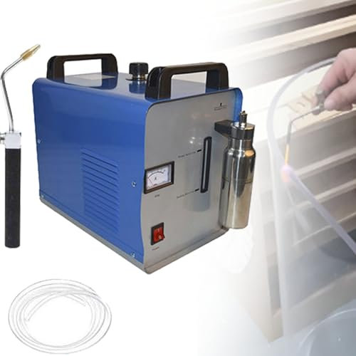 Acrylic Flame Polishing Machine,Hydrogen Gas Flame Generator Torch Water Welder with 75 L/H Flow Rate and 450W Power (220V)