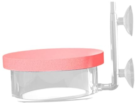 KiBcsLic Aquarium Nano Luftpumpe Zubehör O2 Diffusor Hohe Auflösung Stille Diffusor Starke Saugnäpfe, Durchmesser 8.5 cm