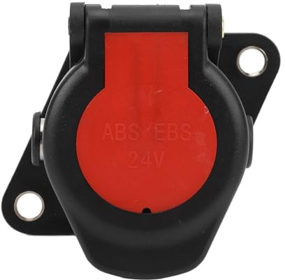 MasYosh Connettore per Rimorchio 24 V, Spina Adattatore per Cablaggio a 7 Pin con Alloggiamento Durevole Resistente alla Ruggine, per, Roulotte