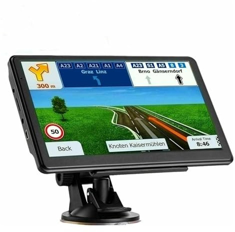 Pantalla automática inalámbrica carPlay Android para Sistema de navegación GPS para Coche y camión 7 Pulgadas, 256 MB + 8 GB