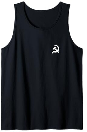 Marteau Faucille Minimaliste Graphique Communisme Socialisme Débardeur