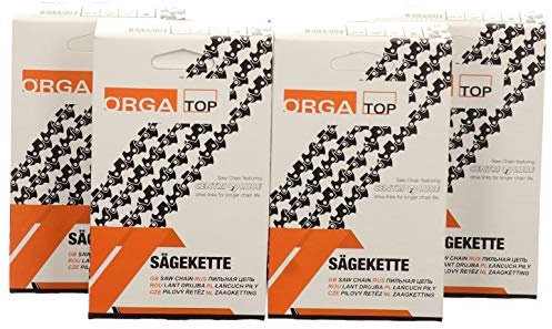 4 Sägeketten 3/8P, 1.1 mm, 44 Treibglieder, 30 cm, 3610 000 0044, passend für STIHL