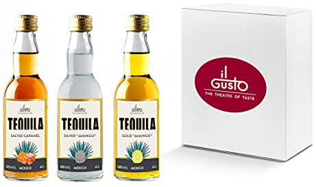 Tequila Gift | Miniature Box - Pack of 3 | 60ml | 38%