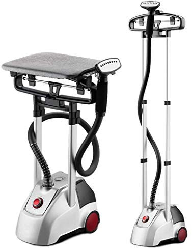 plancha vapor vertical profesional - Plancha Ropa - Centro De Planchado - 2000W - 10 Niveles Vapor/2.5L Depósito Desmontable/Cepillo Tela/Percha Giratoria 360°/Poste Telescópico Ajustable,White