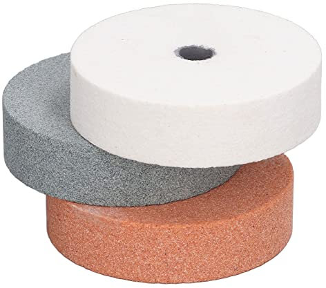 Schleifscheibe, 75 mm AD 10 mm ID Wide Use Polierscheiben 20 mm Dicke Siliziumkarbid Langlebig für die Holzbearbeitung