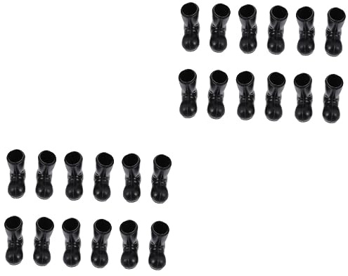 HOMSFOU Miniature Boots for Crafts pcs Crafts Doll Holiday Bag Claus Desktop Mould Christmas for Ornaments Home Santa Boots Model Decor Candy Small Party Mini Miniature Ornament