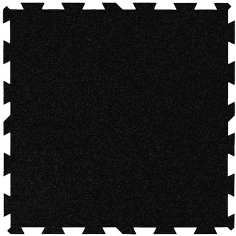 Dalle PVC emboîtable noire Dalle à queues d'aronde 100x100 cm Dalle PVC 8 mm usage intensif idéal pour garage