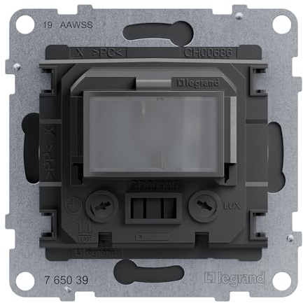 LEGRAND, Seano 765039 Capteur de Mouvement à 3 Fils Portée de détection 170° IP44 Convient pour pièces humides 2000 W Portée de détection Variable Max. 8 m