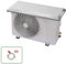 Cubierta de aire acondicionado para unidades exteriores, protección de acero inoxidable para bombas de calor y acondicionadores de aire divididos, impermeable, a prueba de polvo, cubierta de metal