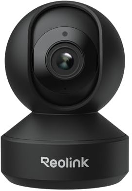 Reolink 4K PTZ WLAN Überwachungskamera Innen, 2,4/5 GHz Wi-Fi 6, Babyphone mit Kamera, 3X Optischer Zoom, Auto-Tracking, Indoor Kamera für Kids, Hundekamera, Intelligente Erkennung, E1 Zoom, Schwarz