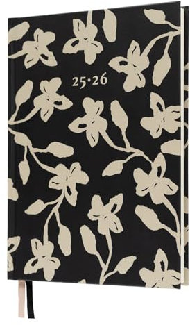 Kokonote Schülerkalender 25/26 Hausaufgabenheft 2025/2026 Planer Kalender 2026 Buchkalender A5 Midnight Dahlia - Studienplaner Schulplaner Terminplaner 2025 2026 A5 - Schulanfang Schulsachen Aesthetic