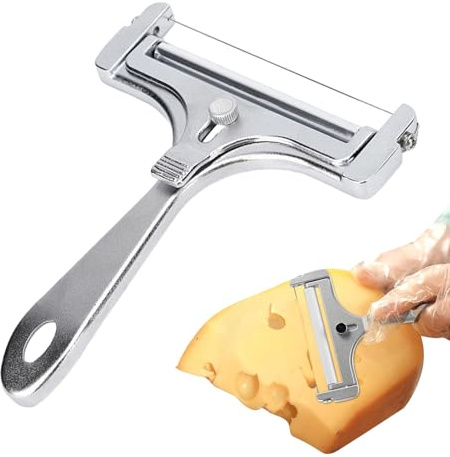 Cortador de alambre de queso - Cubo de queso ajustable de mano para cortes