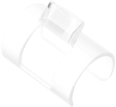 CONGARTENO Flötenmundstück zum Lernen des Mundes aus Pvc Weiß mit Glatter Oberfläche und Grate Flötenhilfe für Anfänger Blasinstrumente Kinder