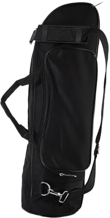 Gatuida Sac de Transport Trompette Noir Oxford Résistant avec Doublure Rembourrée et Bandoulière Étui Portable pour Protection et Transport Sécurisé des Instruments