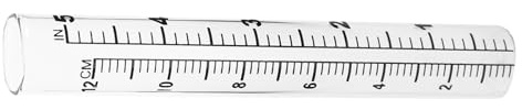 GARIOUANS Großer Regenmessbecher zur Präzisen Niederschlagsmessung im Garten 12cm aus Glas mit Flachem Boden und Zwei Skalen und Landwirtschaftlichen Bereich