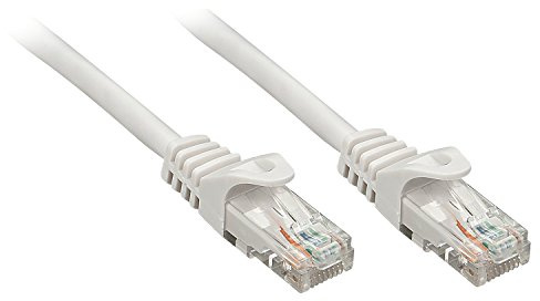 LINDY 48404 Cable de Red Cat.5E U/UTP, 5 m, Color Gris