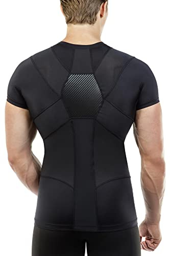 Relaxsan Posture 4070-RP – Haltungskorrektur Rücken Herren T-Shirt, Posture Corrector, Haltungstrainer, Atmungsaktiv