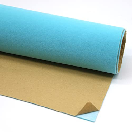 Självhäftande Felt Tyg 150 cm I Bredd Klistermärke Papper för Lådor Dresser Skåp Jewlery Visar Backsplash Arts Crafts Decor(Size:1.5 * 2m,Color:ljusblå)