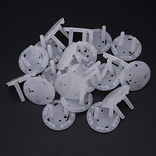 20pcs prese BB, 20 pezzi/set presa di corrente elettrica Scurit Protezione bambino prova elettrica antiurto guardia bambino protezione sicurezza copertura (presa ue) Socket Copre Caps Shock Plug