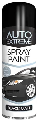 PNJB All Purpose Spray Paint, Matt Spray, Matt Aerosol, Clear Durable Appearance, High Performance, Fast Drying, Multipurpose Black Spray Paint (1 Pcs)