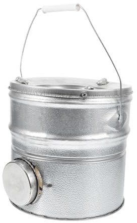 CIYODO Stufa Portatile Metallo Per Esterni Fornello Da Campeggio Con Maniglia Riscaldamento e Grigliate All Aperto Per Picnic e Feste