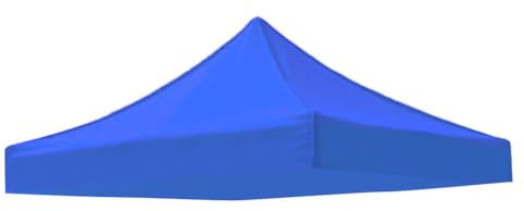 Hotgreenpepper Toile de Toit de Rechange pour Pavillon Tonnelle Tente, 3x3m (Bleu)