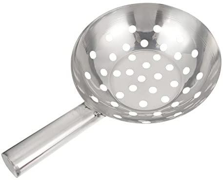 OFFSCH Mestolo Colino in Acciaio Inossidabile Colino Da Cucina Per Alimenti A Rete Antiruggine Per Filtrare Cibo in Pentola Calda Gamberetti Stufati Friggere Gnocchi