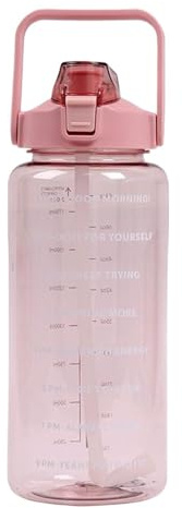 2 Litre Motivational Water Bottle - Sports Time Scale Water Bottle, Outdoor Large Capacity Water Bottle, 100% Leakproof Water Bottle, D-urable Sports Water Bottle, For Outdoors Sports Fitness