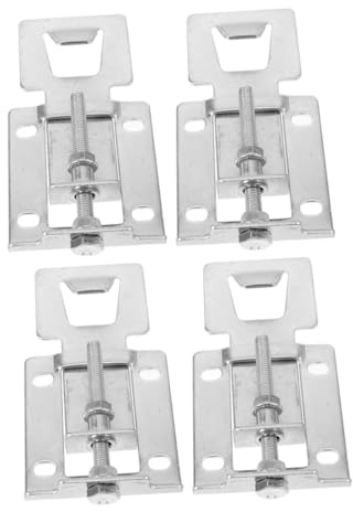 Veemoon 2pairs Range Hood Hook Metal Adjustable Floating Plate Mounting Bracket Kitchen Hanging Hooks for Exhaust Hanger Simple Installation