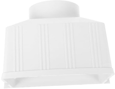 KONTONTY Deviatore Grondaia in Pvc Rettangolare, Pluviale Quadrato per Ville, Collettore di Acqua Piovana Installazione Semplificata e Drenaggio Efficiente, Impianto Scarico per Tetti Residenziali
