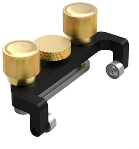 Innovativo localizzatore per affilare utensili per la lavorazione del legno per manutenzione senza sforzo di scalpelli e forbici (nero)