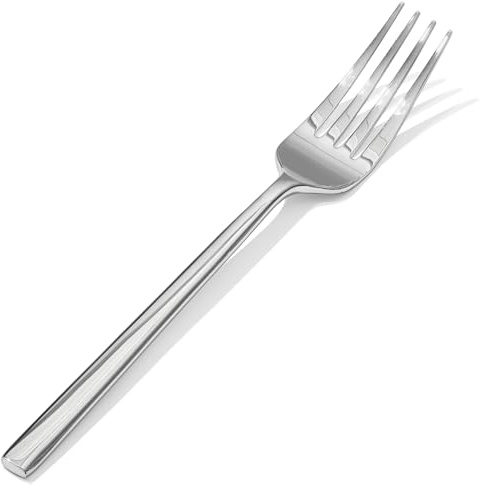 KINGSTONE Dinner Forks Set, 16-Piece Silverware Flatware Cutlery Dessert Forks (8.3-Inch), Forged Food-Grade Stainless Steel, Mirror Finish & Dishwasher Safe, Use for Kitchen, Home, Wedding, Party