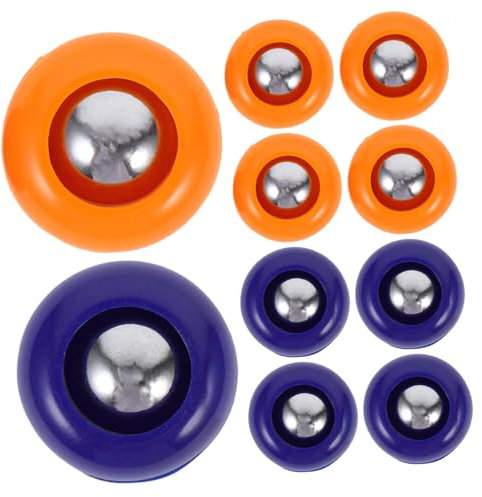 HANABASS 20piezas Tejo De Mesa Bolos y Rodillos Mini Pelota De Curling Adultos Juego De Mesa