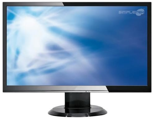 SIMPLETEK - Monitor Schermo Display L20T-1 20 1600 X 900 px HD+ VGA VESA 100 con Base Computer PC Desktop | Cavo di Alimentazione e VGA Inclusi (Ricondizionato)